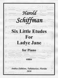 Photo of the cover page of Six Little Etudes (2010)